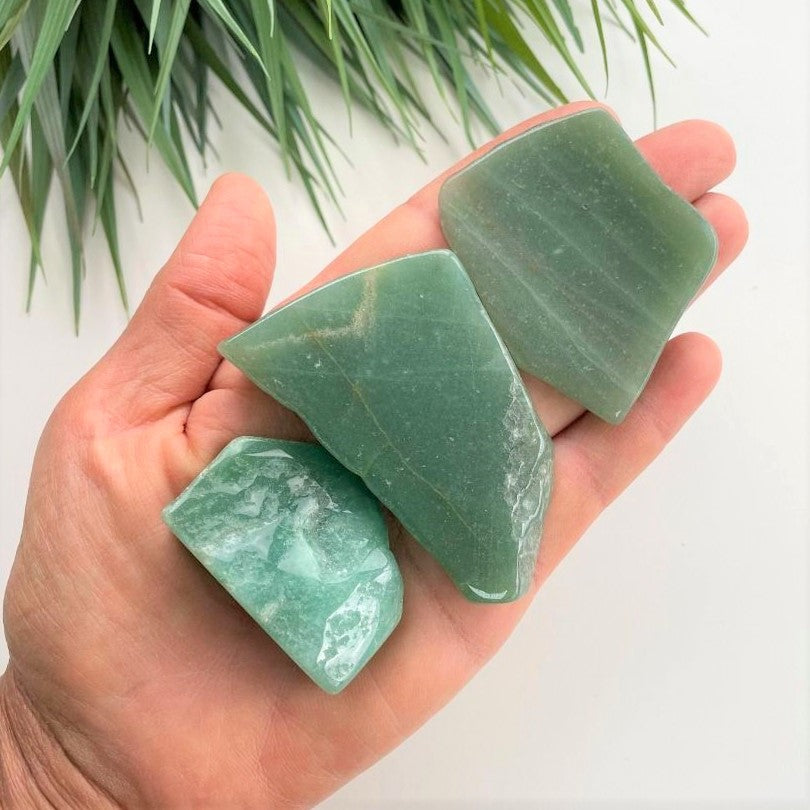 Polished Slabs - Green Aventurine - 500g(15-25)pc Polished Slabs - Green Aventurine - 500g(15-25)pc